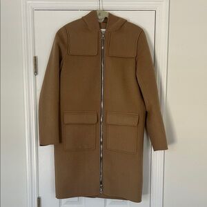 Sandro Tan Wool Coat